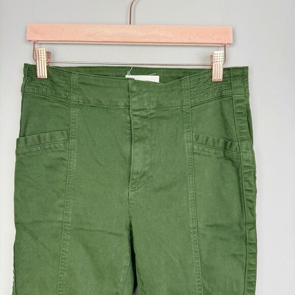 BY ANTHROPOLOGIE | Green Jefferson Utility Skinny Ankle Pants Women’s Size 29/8 - Picture 6 of 12